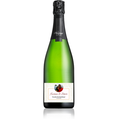 Bouteille de Champagne personnalisée